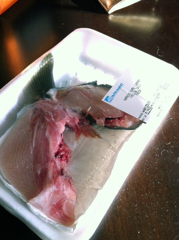 Locavoracious Apple Wood Grilled Hamachi Kama with Yuzu Ponzu