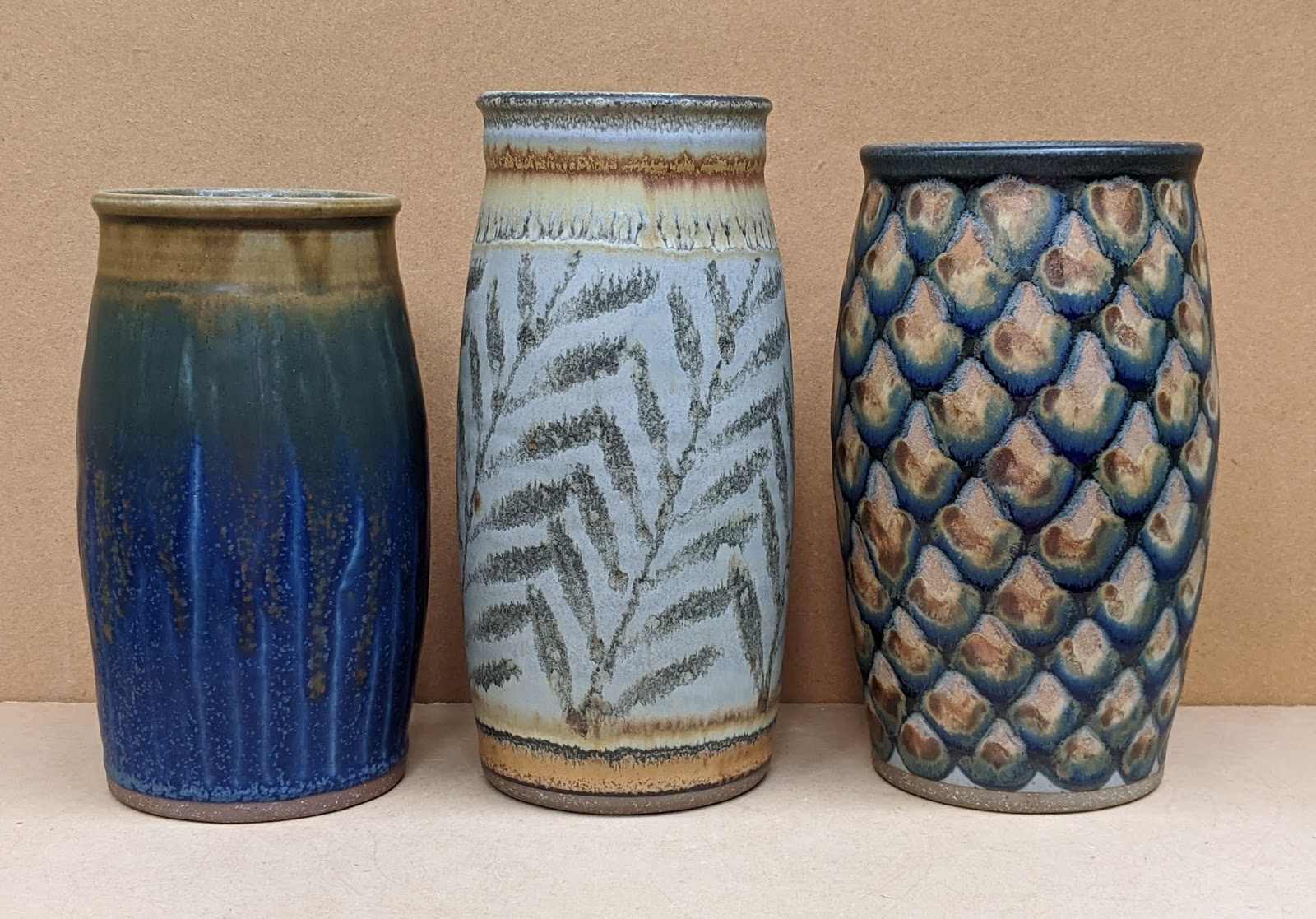 JIM FINEMAN TALL VASES