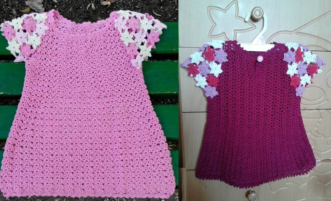 FREE summer dress for baby girl pattern.