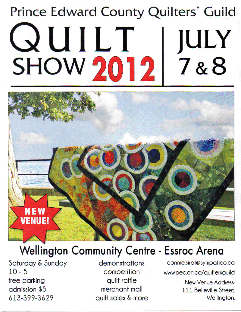 Quilters Prince Edward County Quilt Show 2012