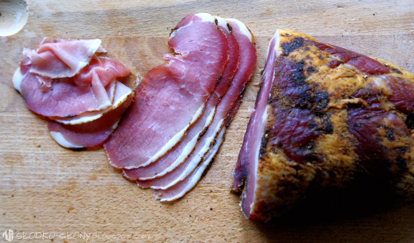 słodkosłony Suszona szynka / Dried ham