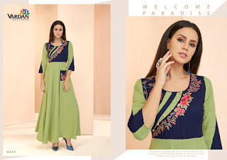 Vardan designer gulnaz vol 3 Party wear kurtis