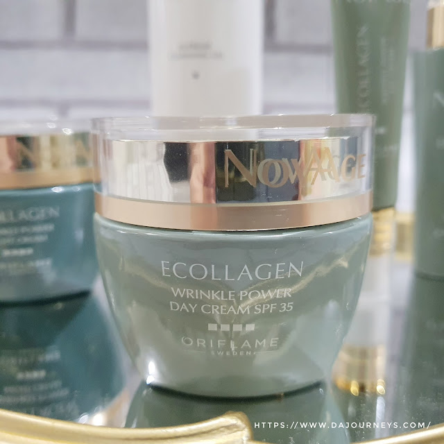 Review Oriflame NovAge Ecollagen Wrinkle Power Day Cream SPF 35