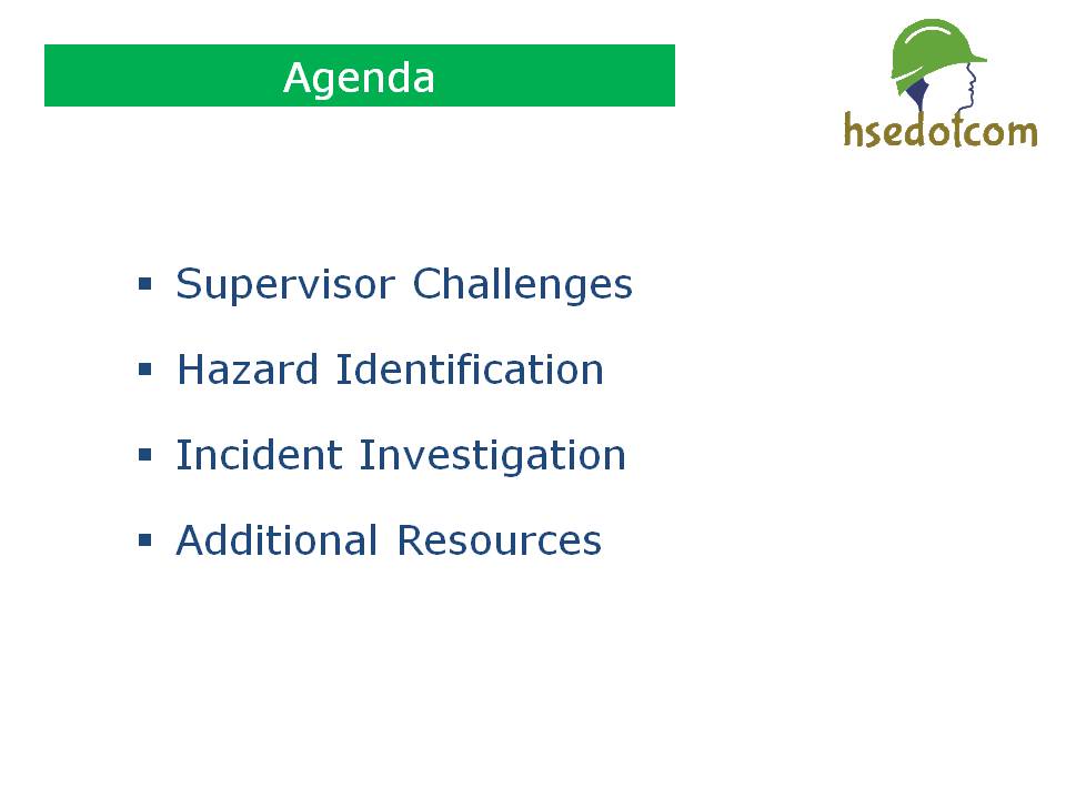 Download Supervisor Safety Training PowerPoint [PPT] Enhance