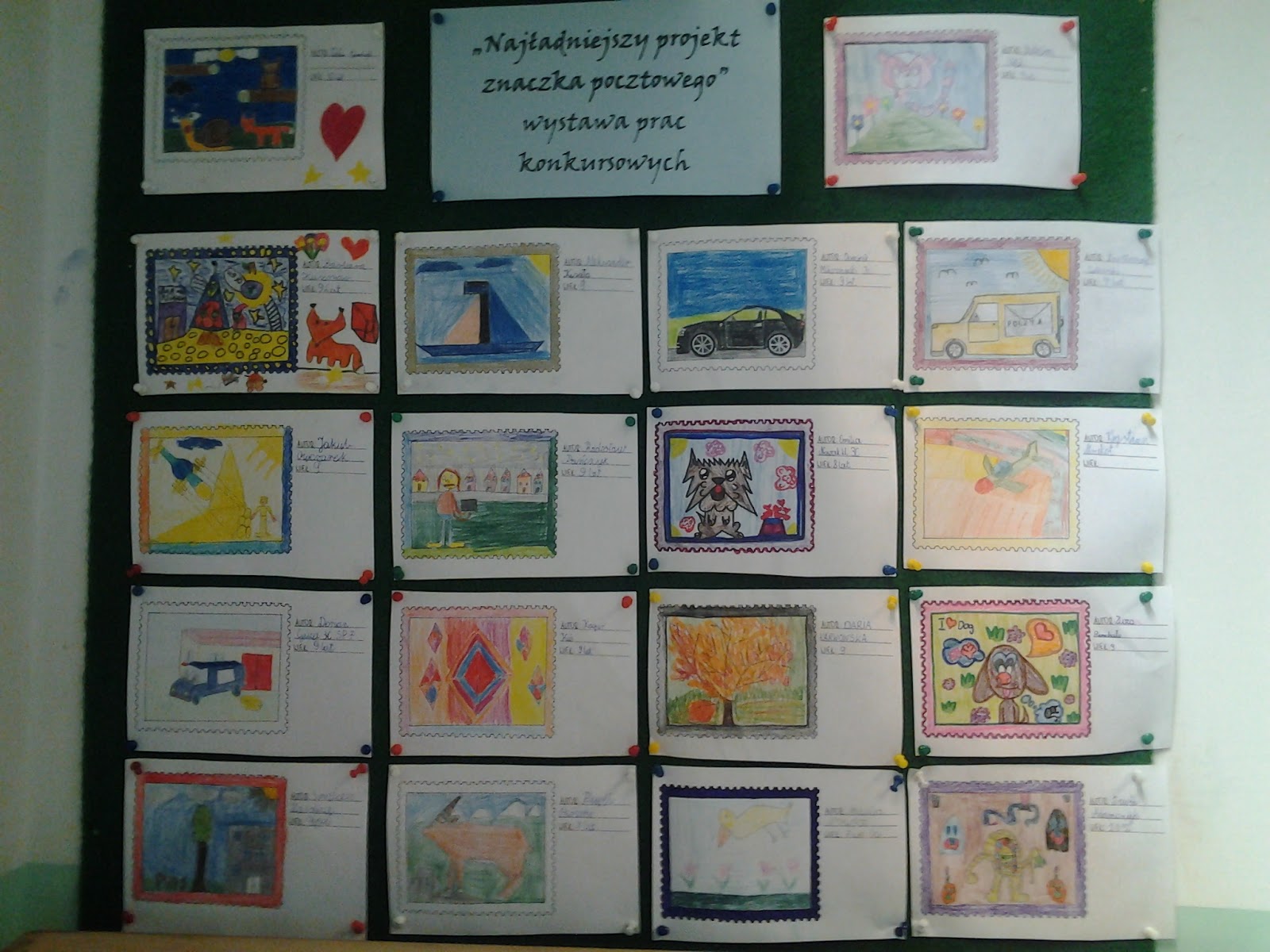 Filia Podłęże 1: Konkurs platyczny na najładniejszy projekt znaczka