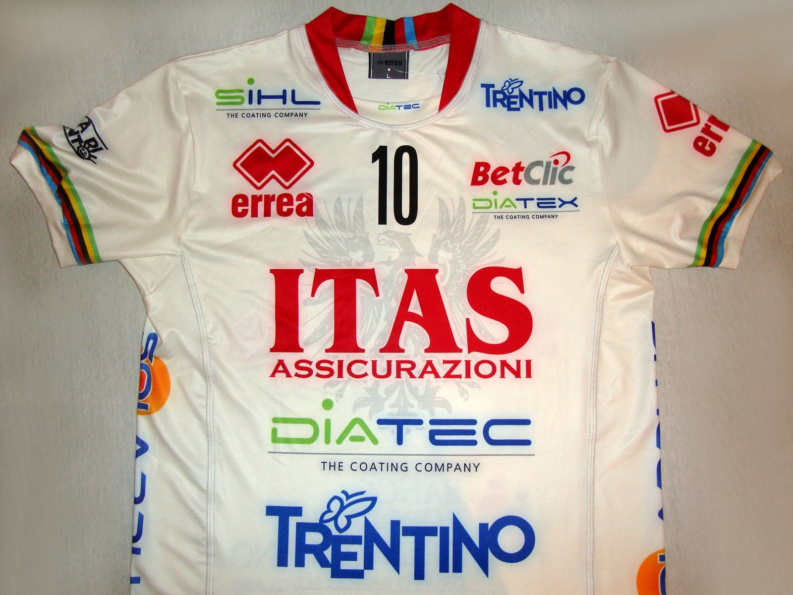Maillot De Volley Pellizzano Trento Italie - Marque Champion, Occasion