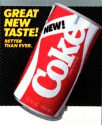 Meet the new coke same as the old coke.