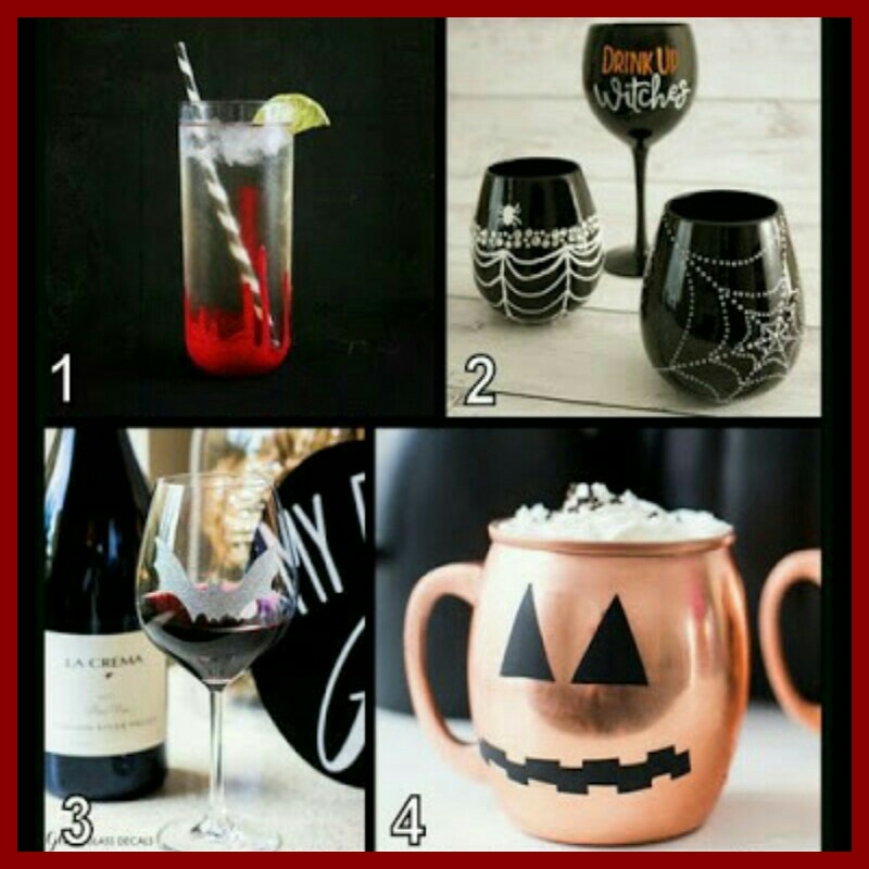 DIY And Household Tips Spookify Your Dollar Tree Cups And Glasses For