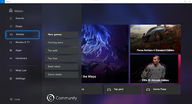 الكشف عن أول الصور و استعراض لواجهة متجر Xbox Store الجديد 