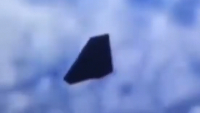 The Black UFO on the ISS live feed.