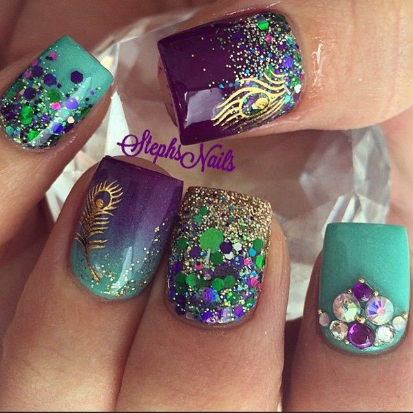 40+ Amazing Ocean Nail Art Ideas