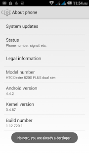 HTC Desire 820G For Cherry Mobile Me Vibe X170 [MT6592] Screenshots