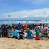 Tim Marching Band Matsmuri Outbond di Pantai Sepanjang