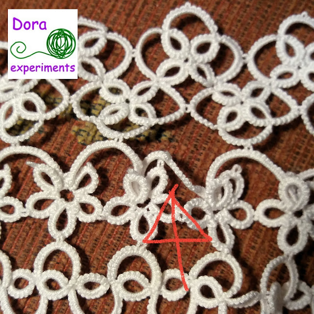 Błąd w sztuce frywolitkowej ;) / Mistake in tatting