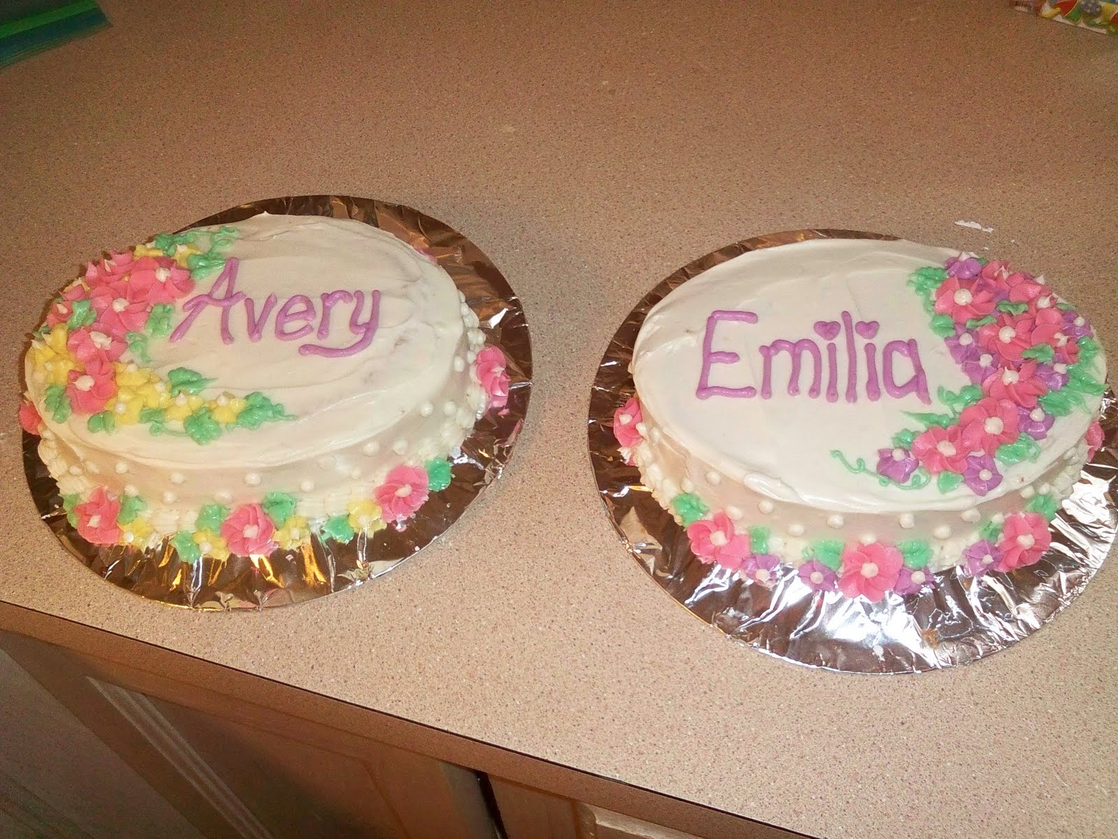 Two Birthday Cakes