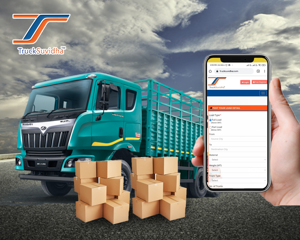 Lorry load booking Online Freight Truck Suvidha