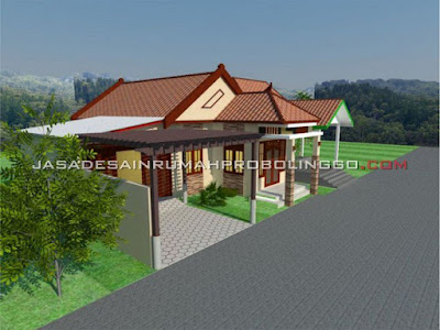 Desain Pengembangan Rumah Bangunan Tambahan di Sebelah Bangunan Lama