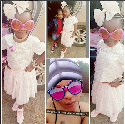 Star Actress, Kemi Afolabi Celebrates Her Beautiful Daughter On Her 6th Birthday Kemid3