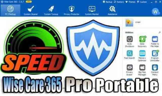 تحميل برنامج Wise Care 365 Pro Portable عملاق تنظيف الجهاز وتسريعه نسخة محمولة مفعلة اخر اصدار