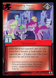 My Little Pony Changeling Mimics, Unreasonable Facsimiles Defenders of Equestria CCG Card