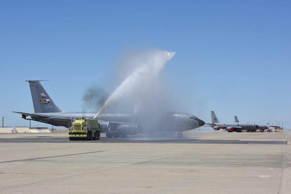 Monitoring Post Beale reserve unit returns to refueling mission
