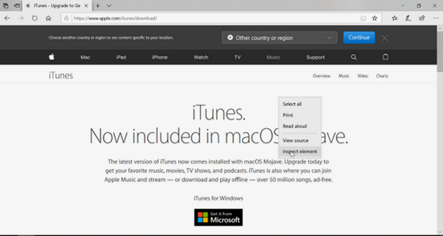 تحميل برنامج iTunes من Apple بدون استخدام متجر ويندوز 10