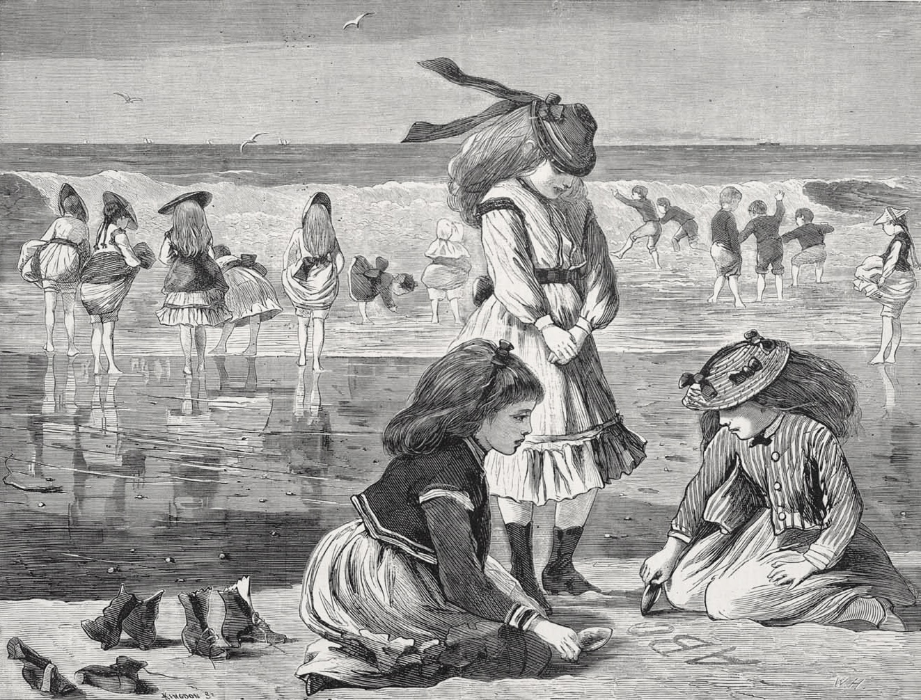 19th century American Paintings Winslow Homer Illustrations, ctd