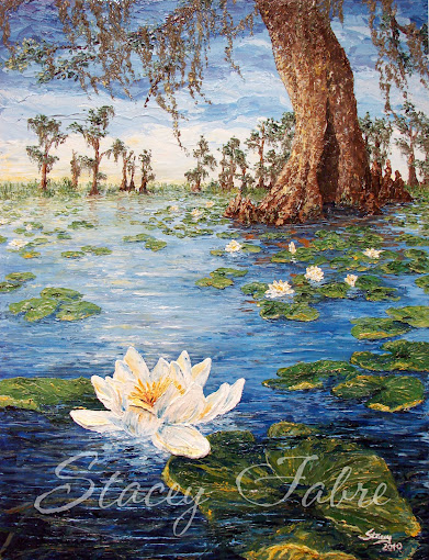 Swamp with Water Lilies