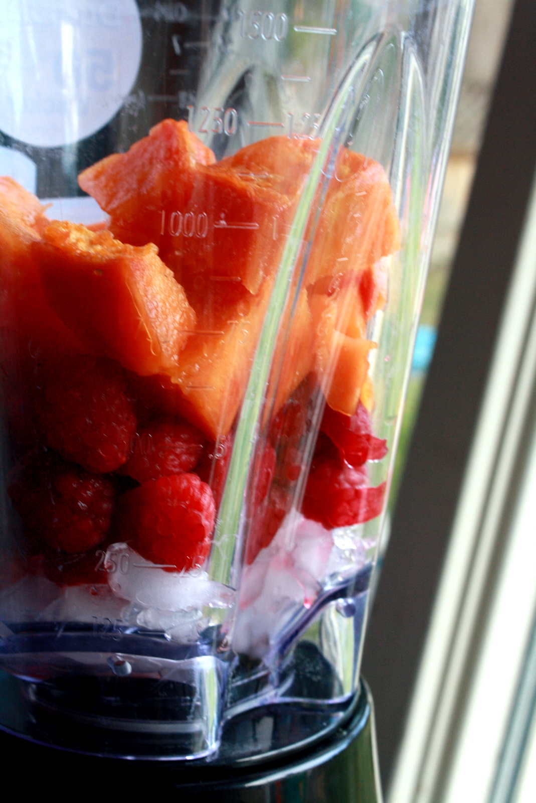 Papaya and Raspberry Smoothie Manila Spoon