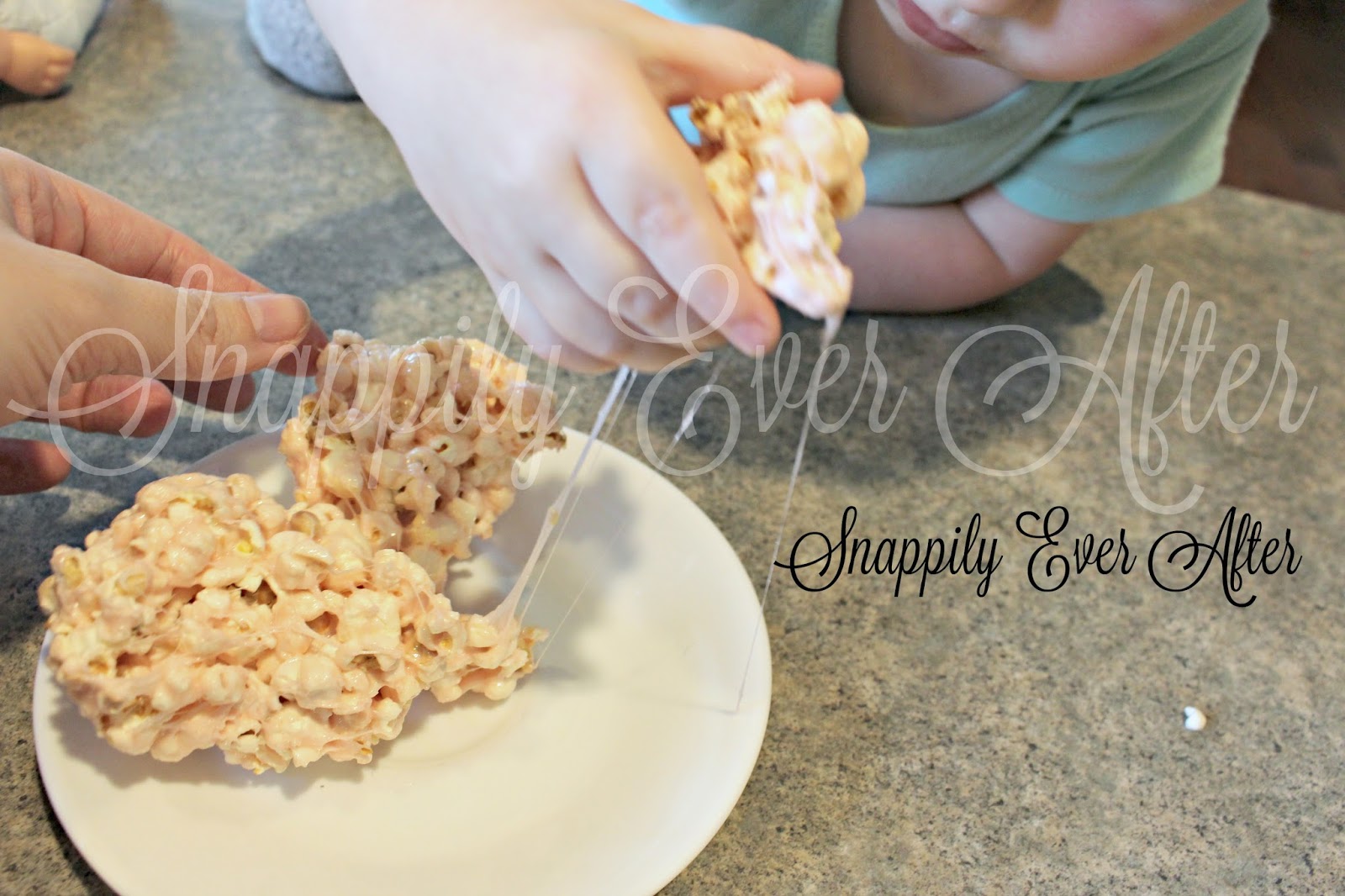 Snappily Ever After Jello Popcorn Balls