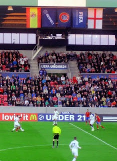 UEFA U21 Championship 2011: England v Ukraine.