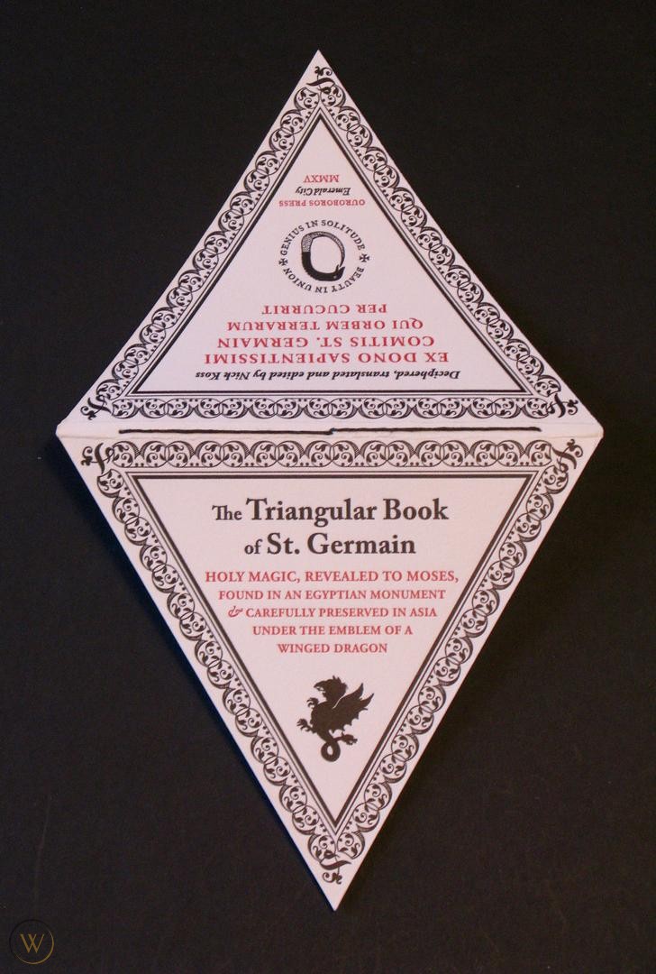 Magnum Opus Aeternam Triangular Book of Saint Germain