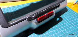 エブリイ ナビ スイッチ ガード ハザードのスイッチガードの取り付け