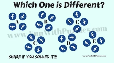 Odd One Out Facebook brain teaser