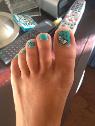 nail toe designs dot polka nails toenail bow pedicure pretty toes put toenails feet foot beach simple tips polish mint