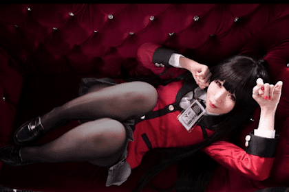 Cosplayer Hong Kong, Aki Tampil Sebagai Yumeko Jabami dalam Anime Kakegurui