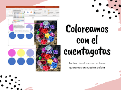 paleta, colores, fotografia, powerpoint, tutorial