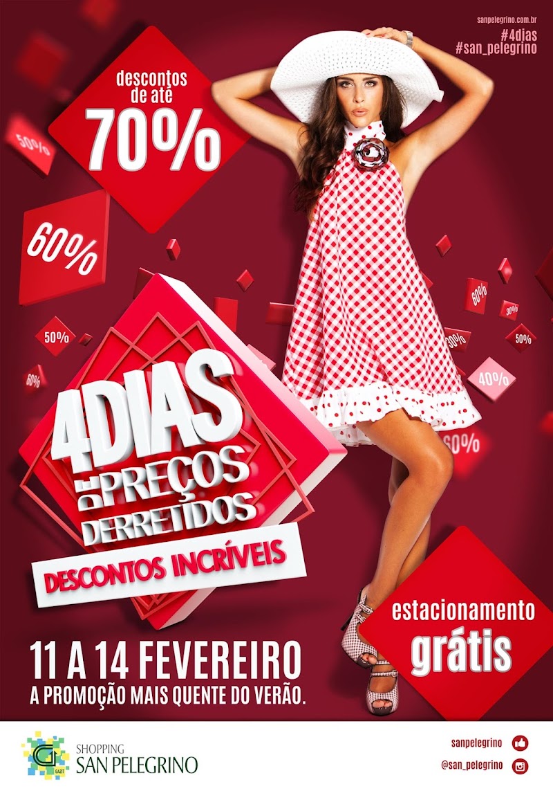 Shopping San Pelegrino lança a primeira grande promoção de Verão Shopping San Pelegrino lança a primeira grande promoção de Verão