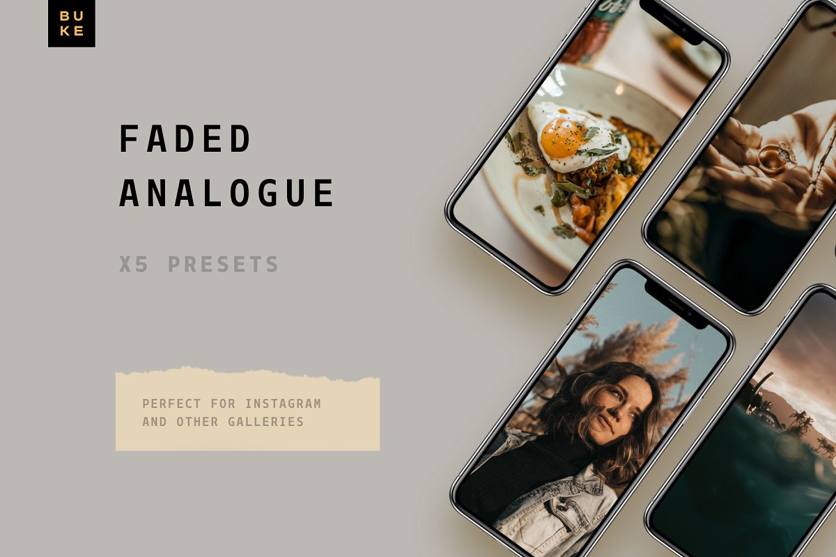 5 Film Lightroom Presets Bundle (DNG, XMP)