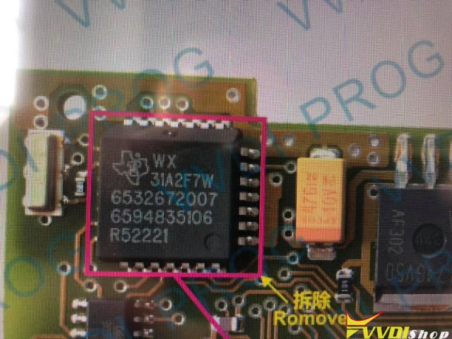 VVDI Prog Opel TMS370 Chip Not Connected  2