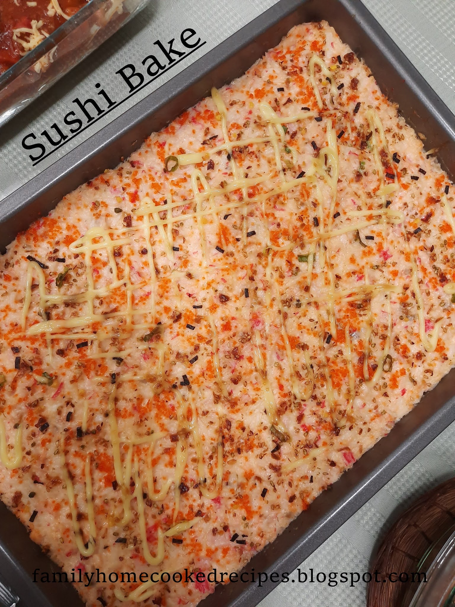 Sushi Bake (Salmon & Kani)