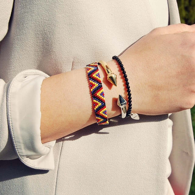 Vita Fede Two-tone Titan bracelet