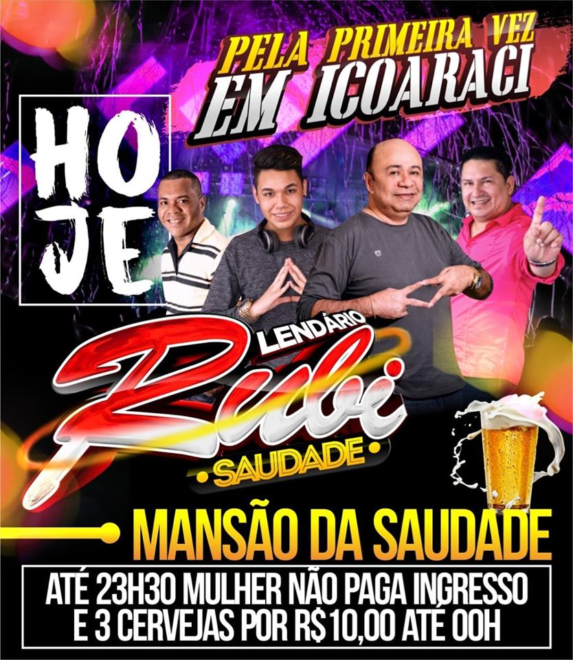 Lendário Rubi Saudade na via show no Fest Saudade 2023