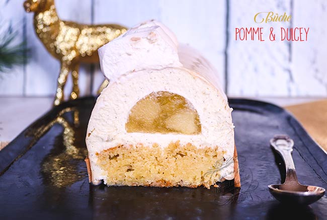 Bûche de Noël pomme noisette : Il était une fois la pâtisserie