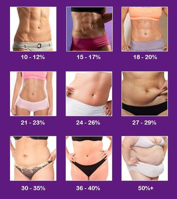 What Is My Body Fat Percentage Chart