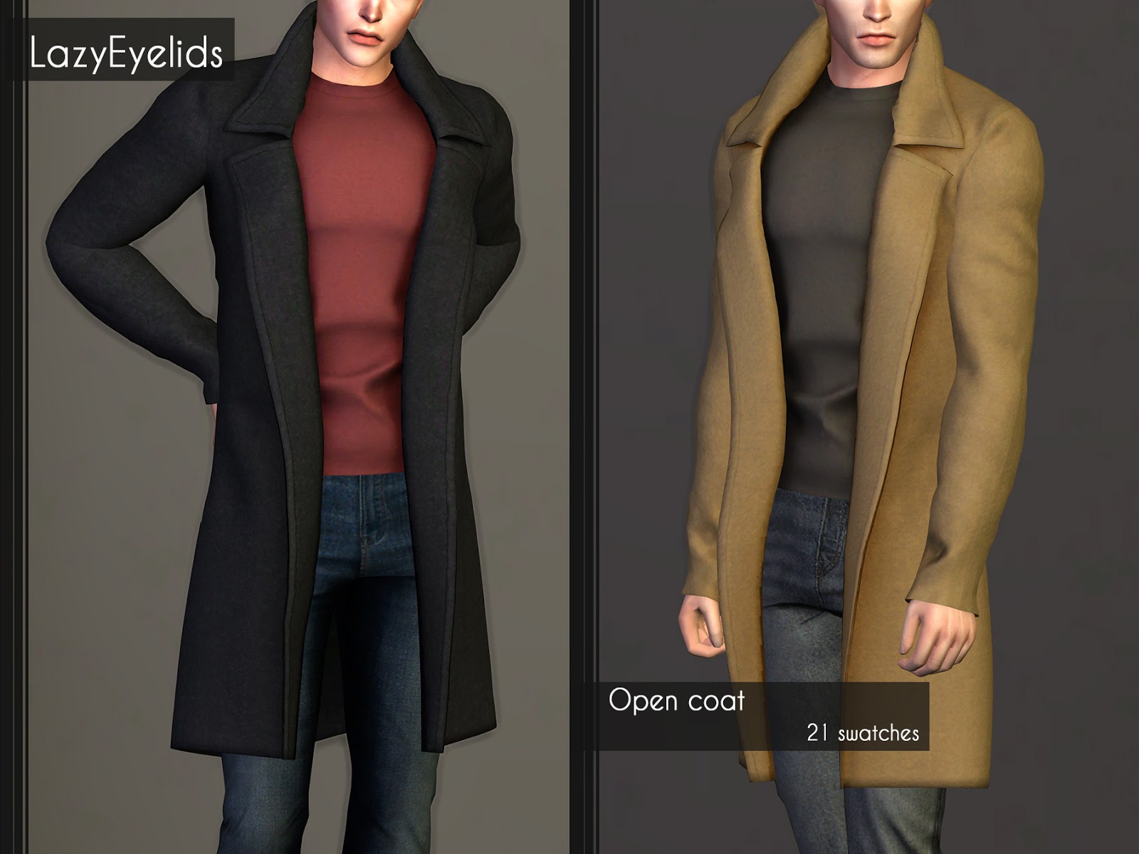 Sims 4 CC Jacket Accessory