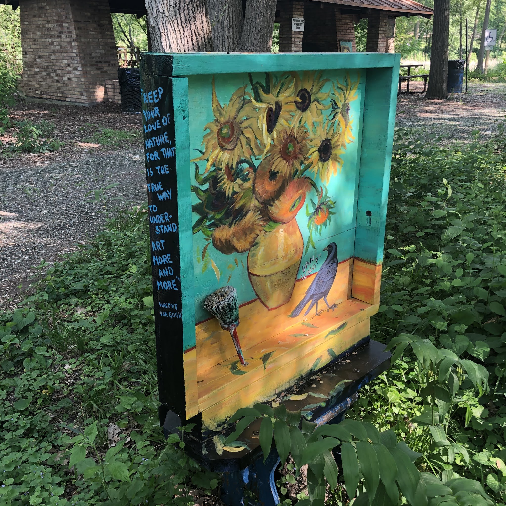 A Little Time and a Keyboard Local Art Pop Up and Nature Trails Charm at Izaak Walton Park in