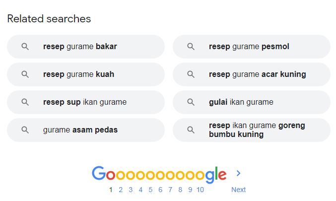 Google Related Search