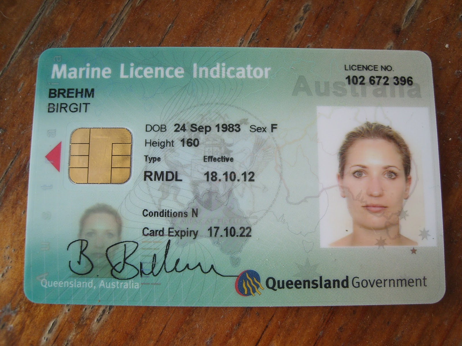 Australien Queensland Marine licence