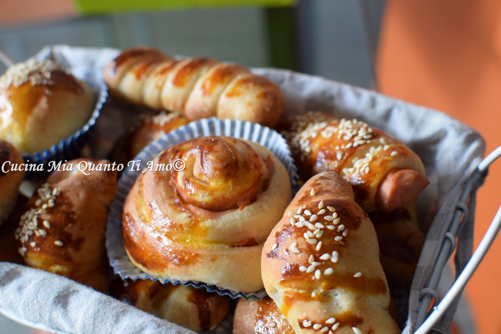 Rustici di panbrioche senza lattosio di Benedetta Rossi Cucina Mia